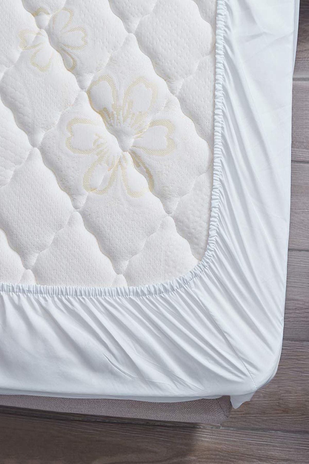 100x200 Tek Kişilik Lastikli Penye Çarşaf %100 Pamuk Beyaz