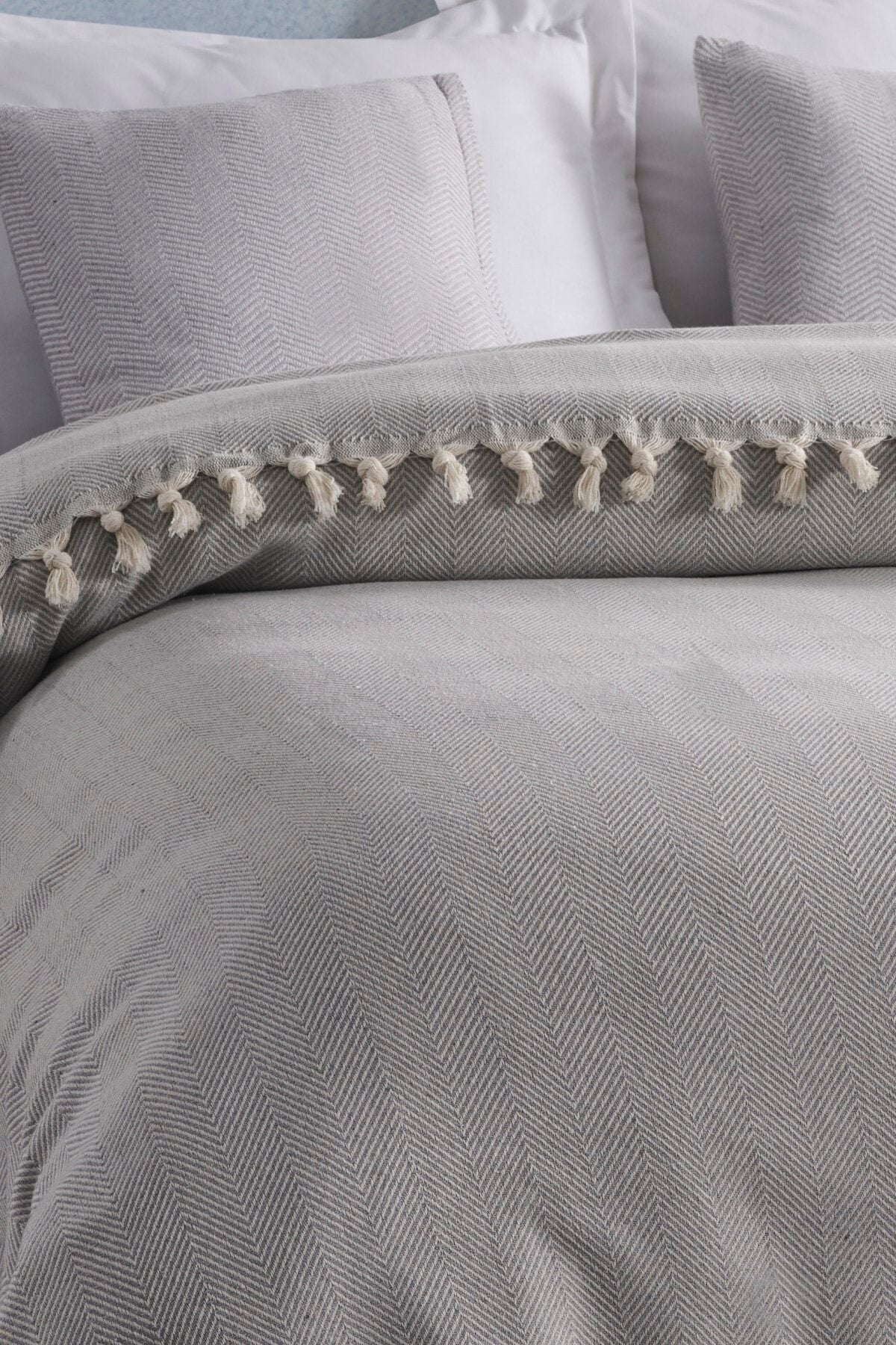 Çift Kişilik Natural Yatak Örtüsü Pike 210x240 Hardal