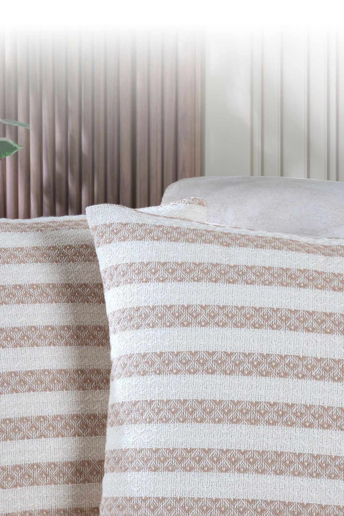 Summer 2'li Kırlent Kılıfı Dekoratif Yastık Kılıfı 45x45 Fermuarlı Yeşil