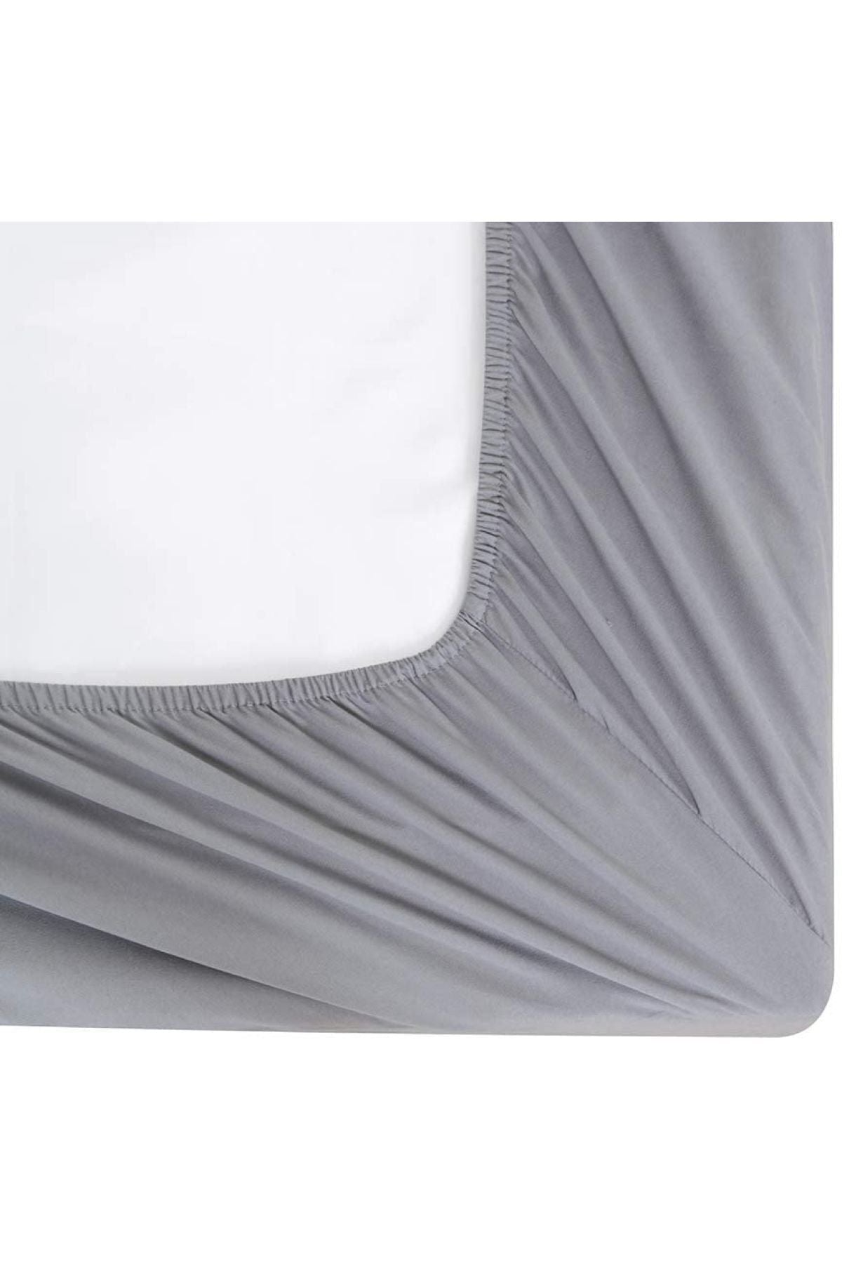 180x200 Çift Kişilik Battal Boy Lastikli Penye Çarşaf %100 Pamuk Su Yeşili