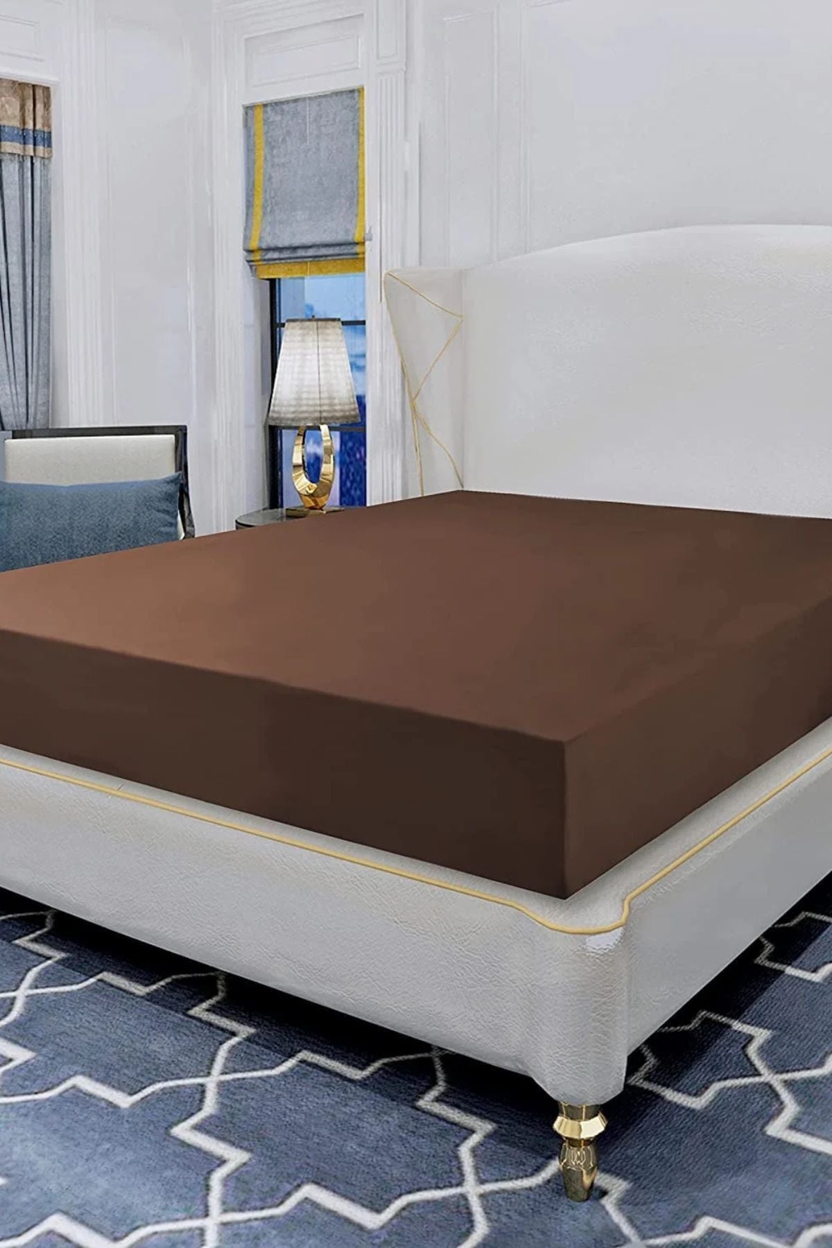 Lastikli Çarşaf %100 Pamuk Tek ve Çift Kişilik -  Nefes Alan | Dayanıklı | Doğal Uyku