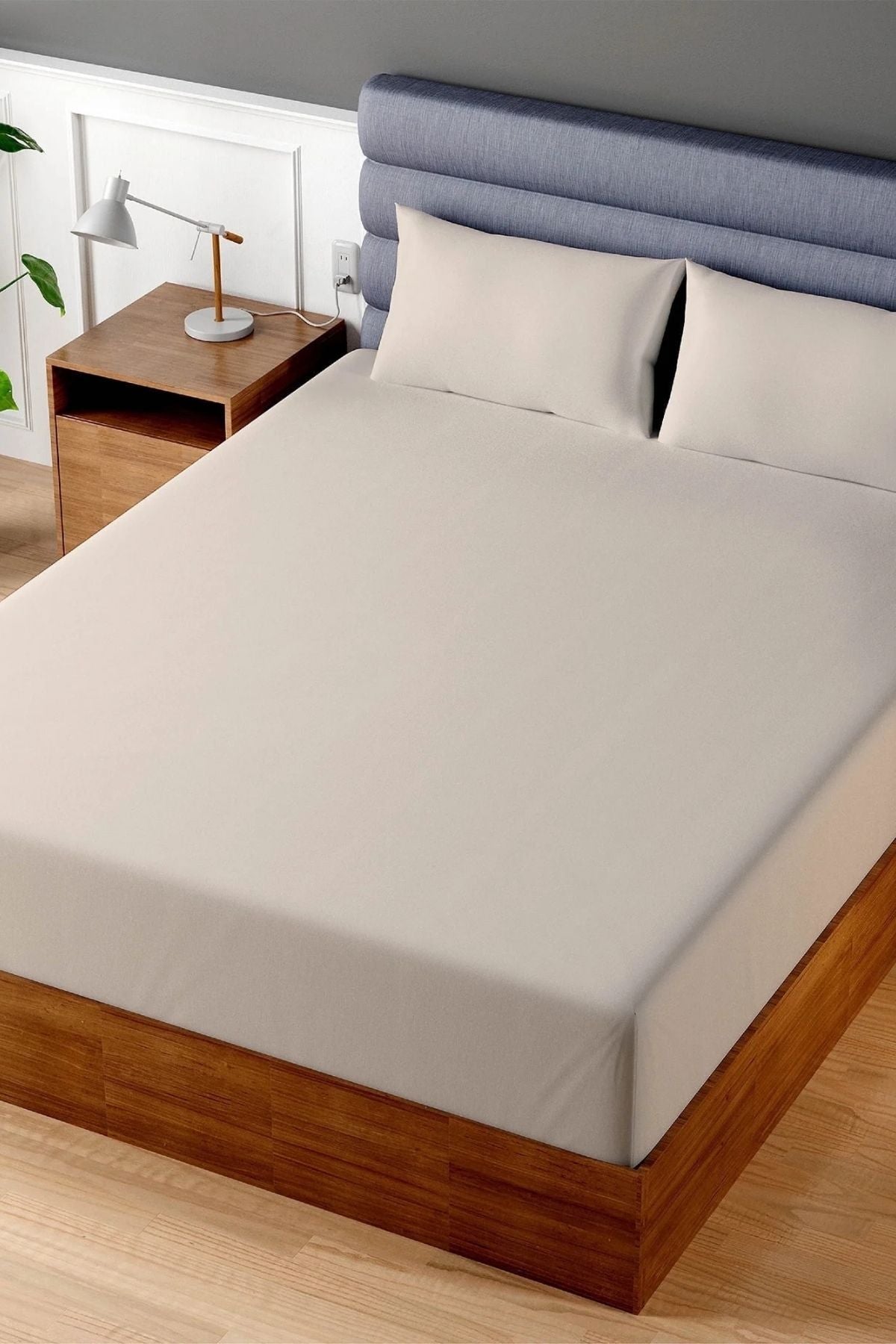 Lastikli Çarşaf %100 Pamuk Tek ve Çift Kişilik -  Nefes Alan | Dayanıklı | Doğal Uyku