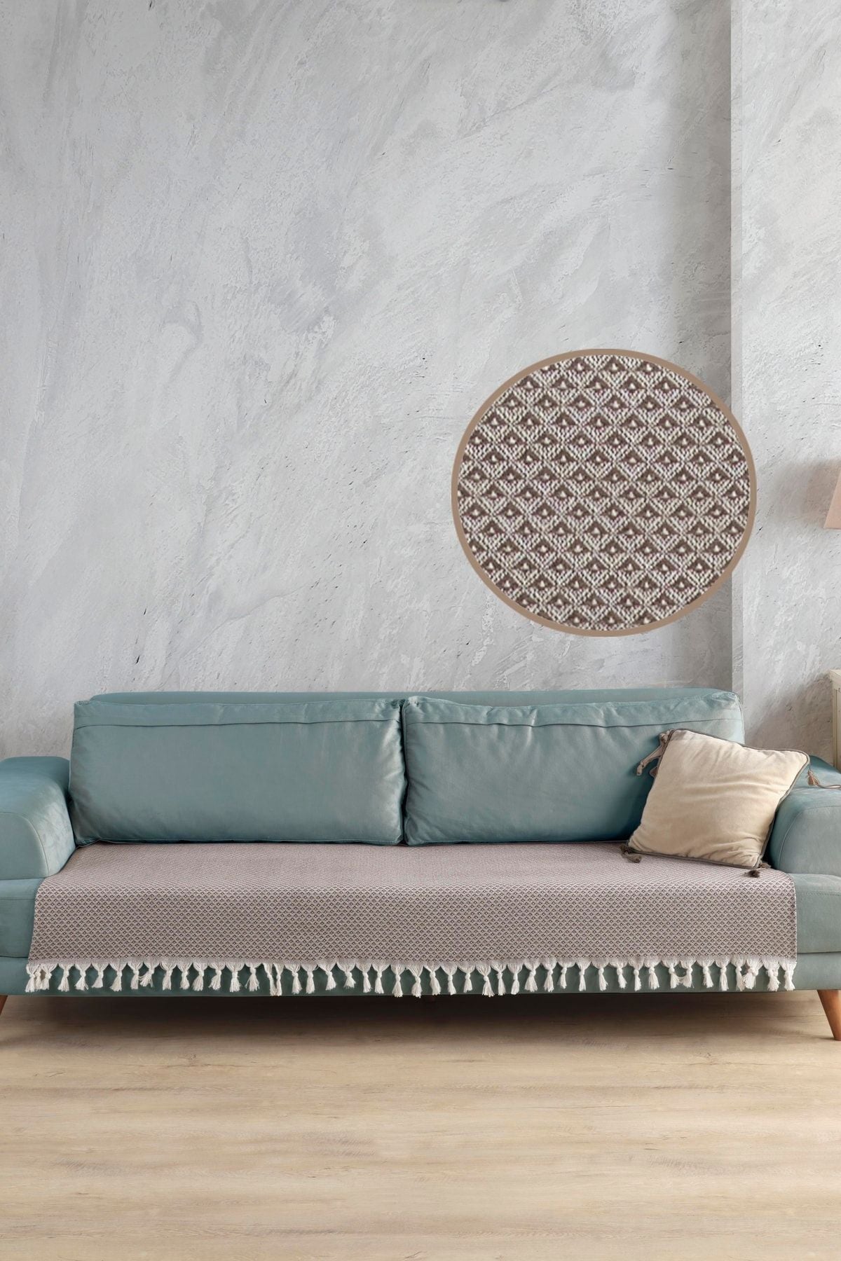 Yıldız Oturma Yerini Kapatan Koltuk Örtüsü Antrasit 115x200