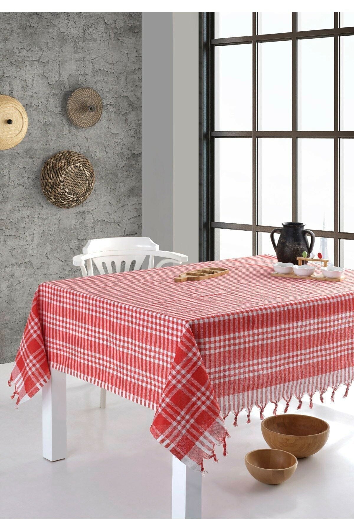 Masa Ve Piknik Örtüsü 170x170 Pembe