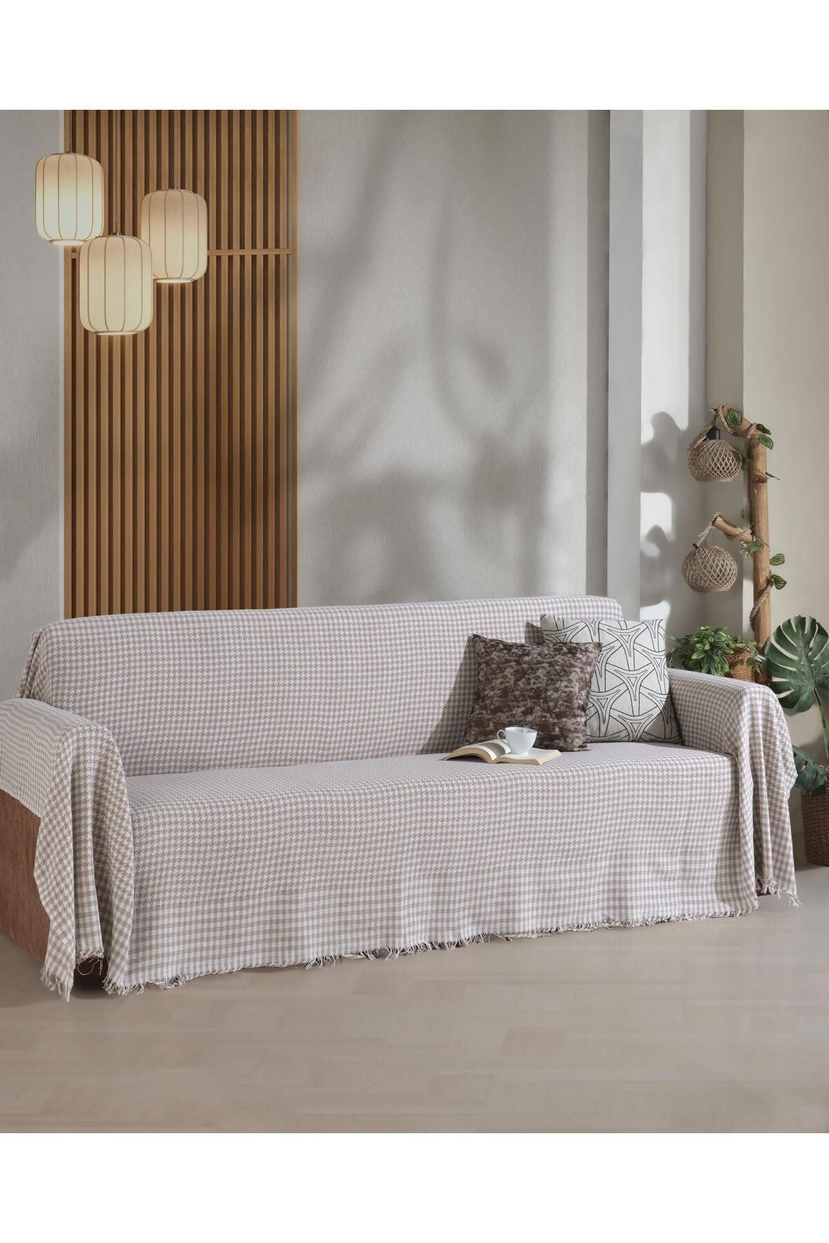 Kazayağı Gri Koltuk Örtüsü Kolları Kaplayan180x300