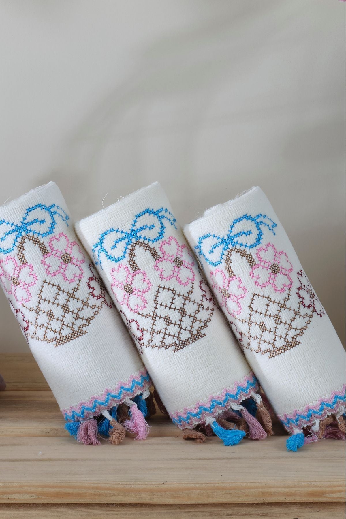 Mutfak Ve Banyo Havlusu 30x50 %100 Pamuk 6 Lı Set