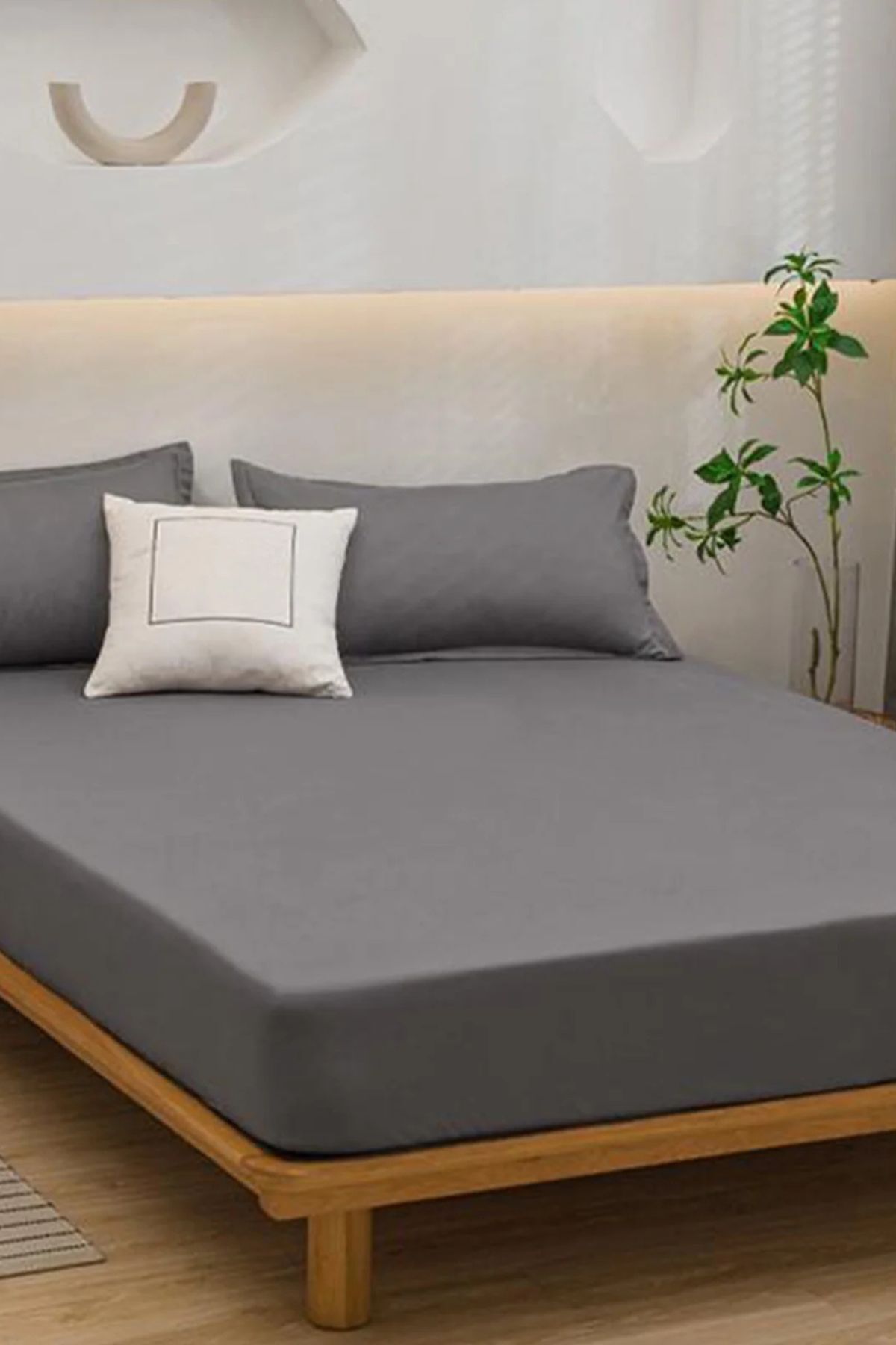 Lastikli Çarşaf %100 Pamuk Tek ve Çift Kişilik -  Nefes Alan | Dayanıklı | Doğal Uyku