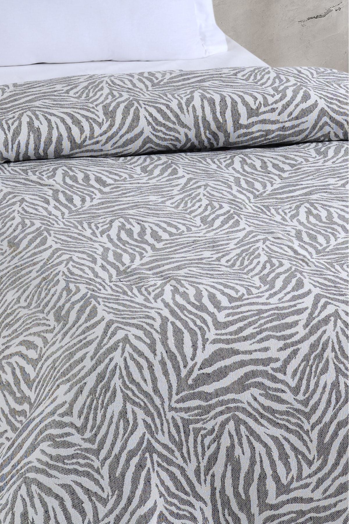 Tek Kişilik Yatak Örtüsü 160x210 Antrasit