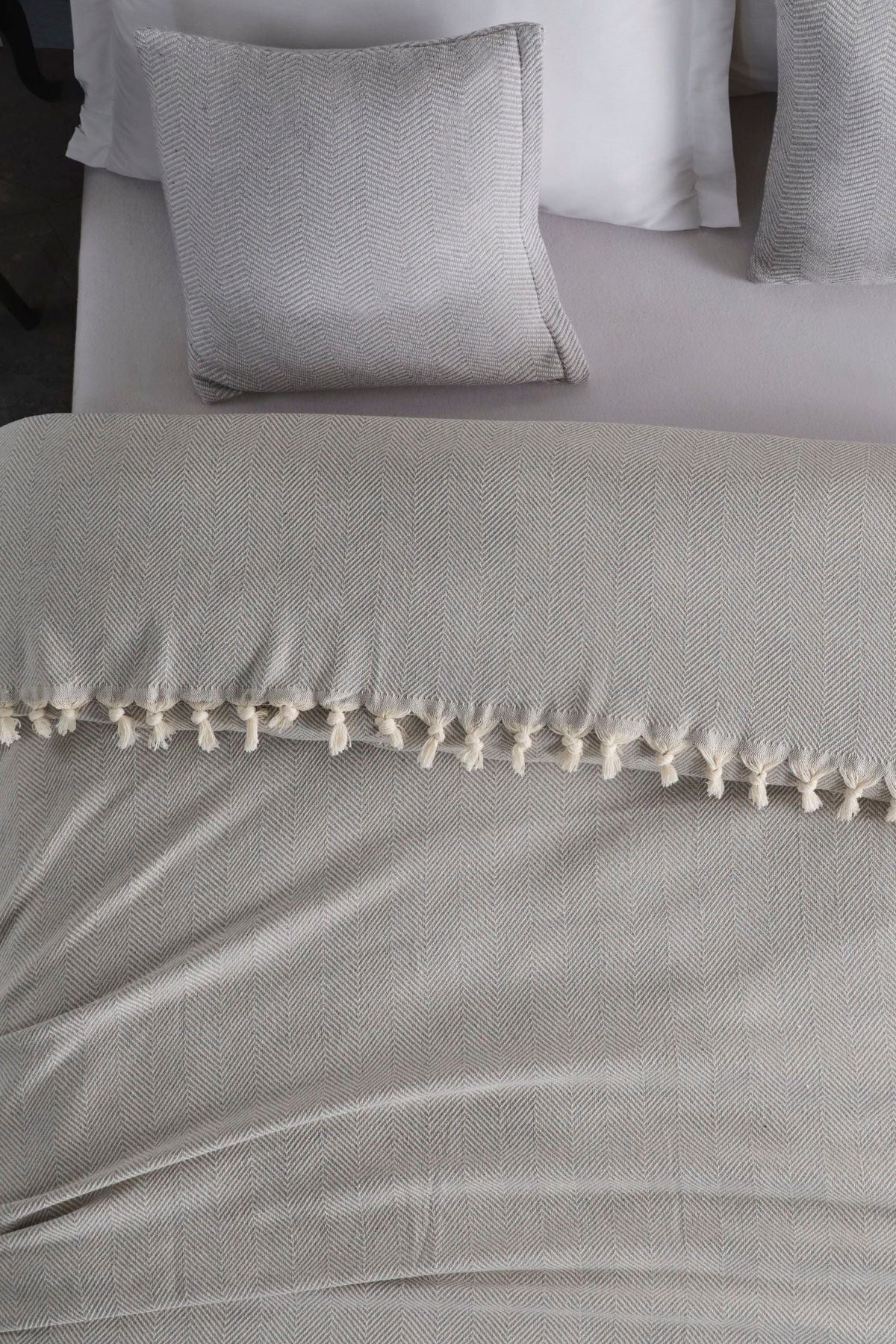 Çift Kişilik Natural Yatak Örtüsü Pike 210x240 Hardal