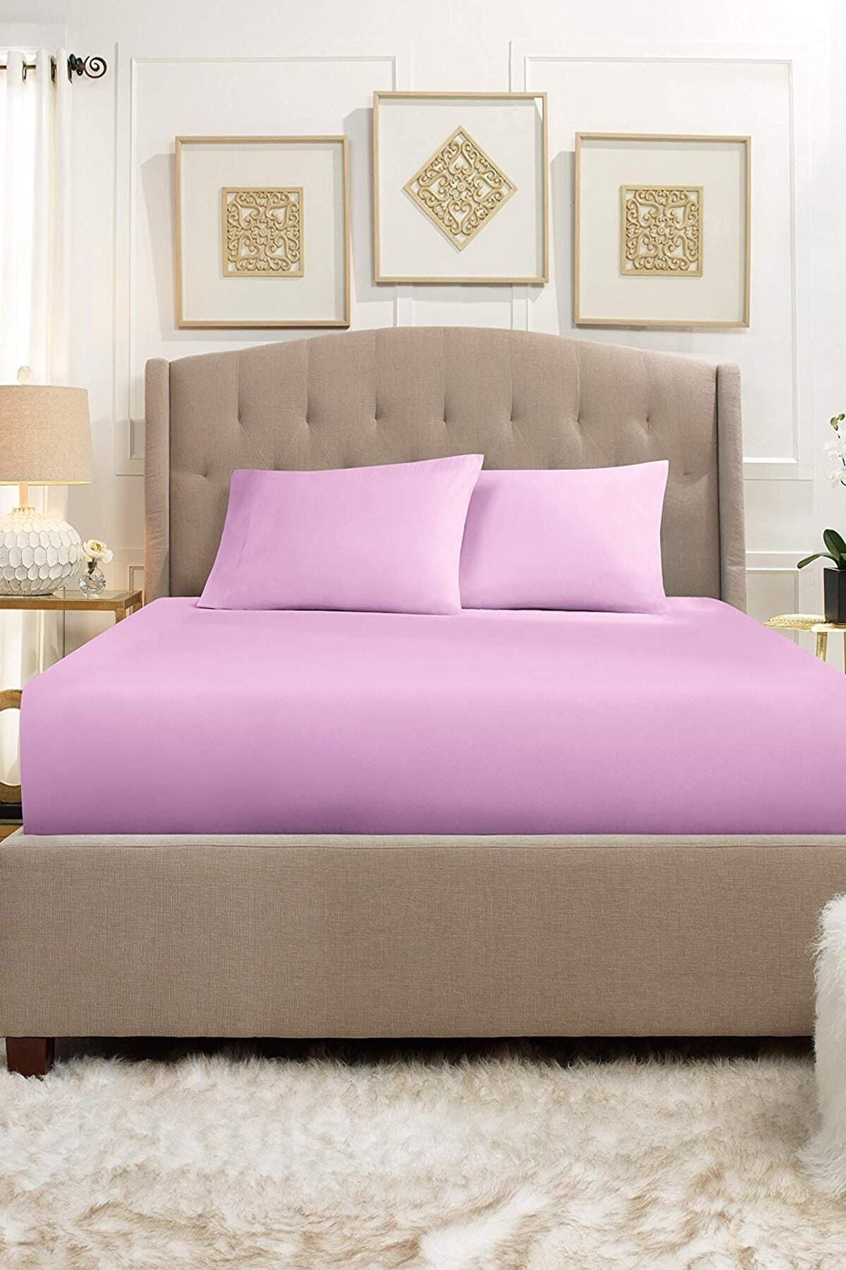 100x200 Tek Kişilik Lastikli Penye Çarşaf %100 Pamuk Turkuaz