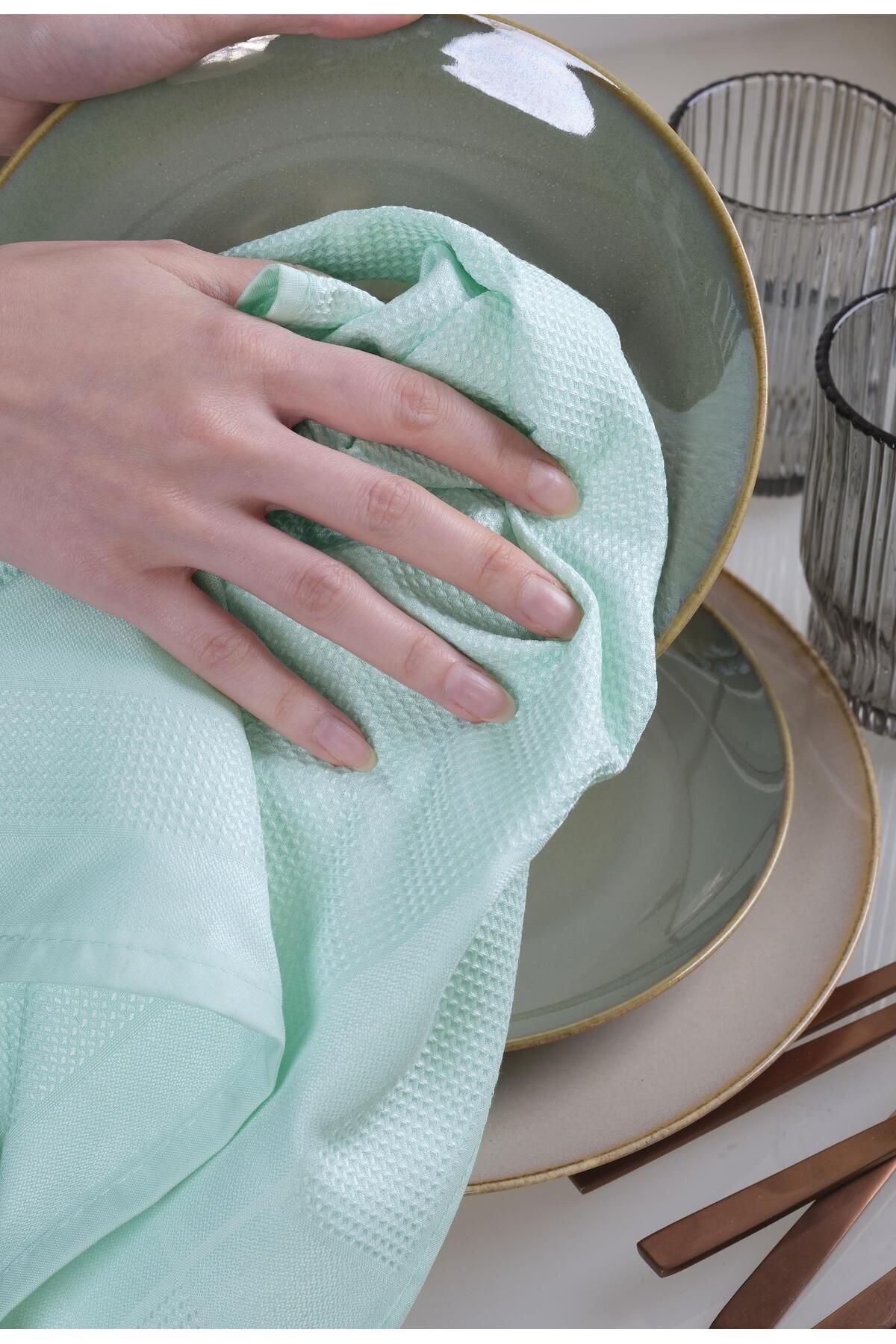 3 LÜ Mikrofiber Sihirli Cam Ve Ayna Temizlik Bezi 40*60