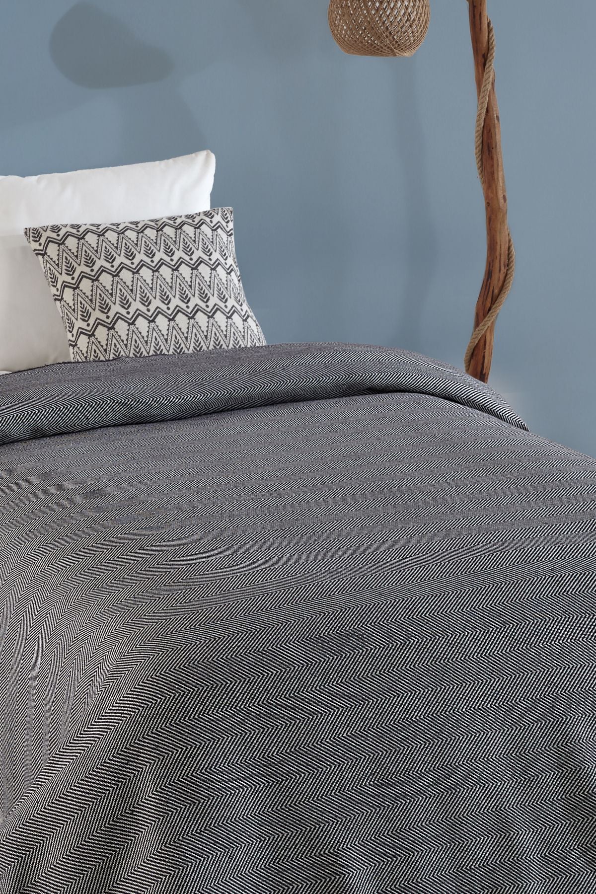 Natural Tek Kişilik Yatak Örtüsü 180x210 Cm Bordo