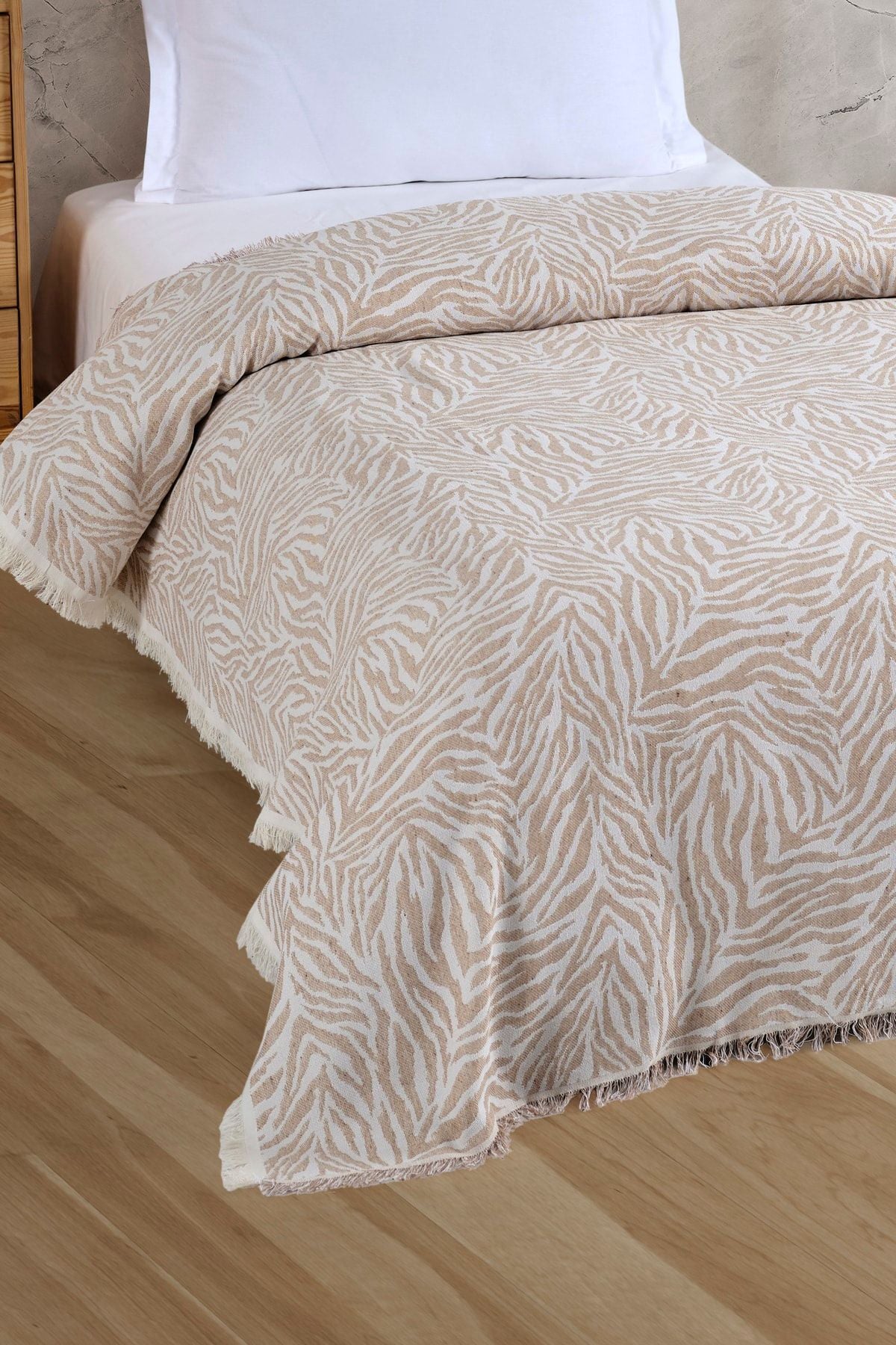 Tek Kişilik Yatak Örtüsü 160x210 Antrasit