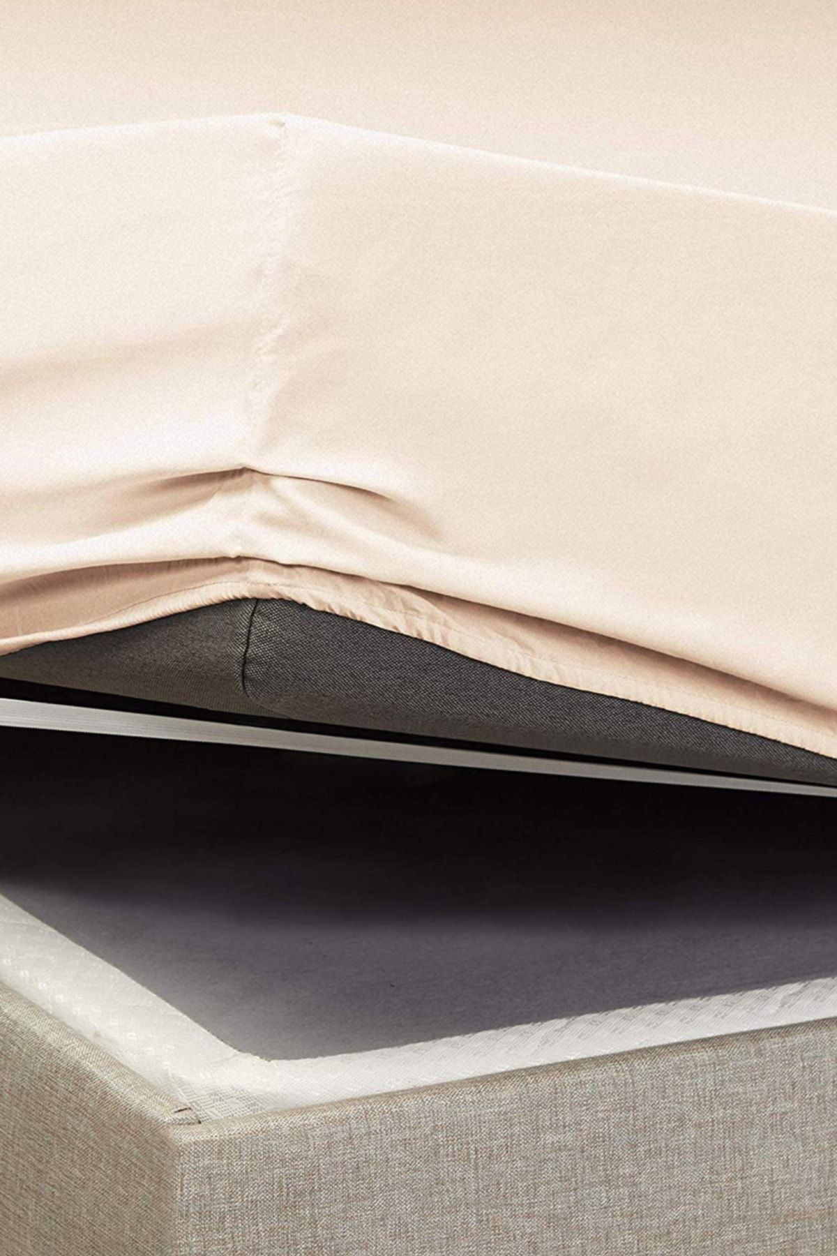 160x200 Çift Kişilik Lastikli Penye Çarşaf %100 Pamuk Capuccino