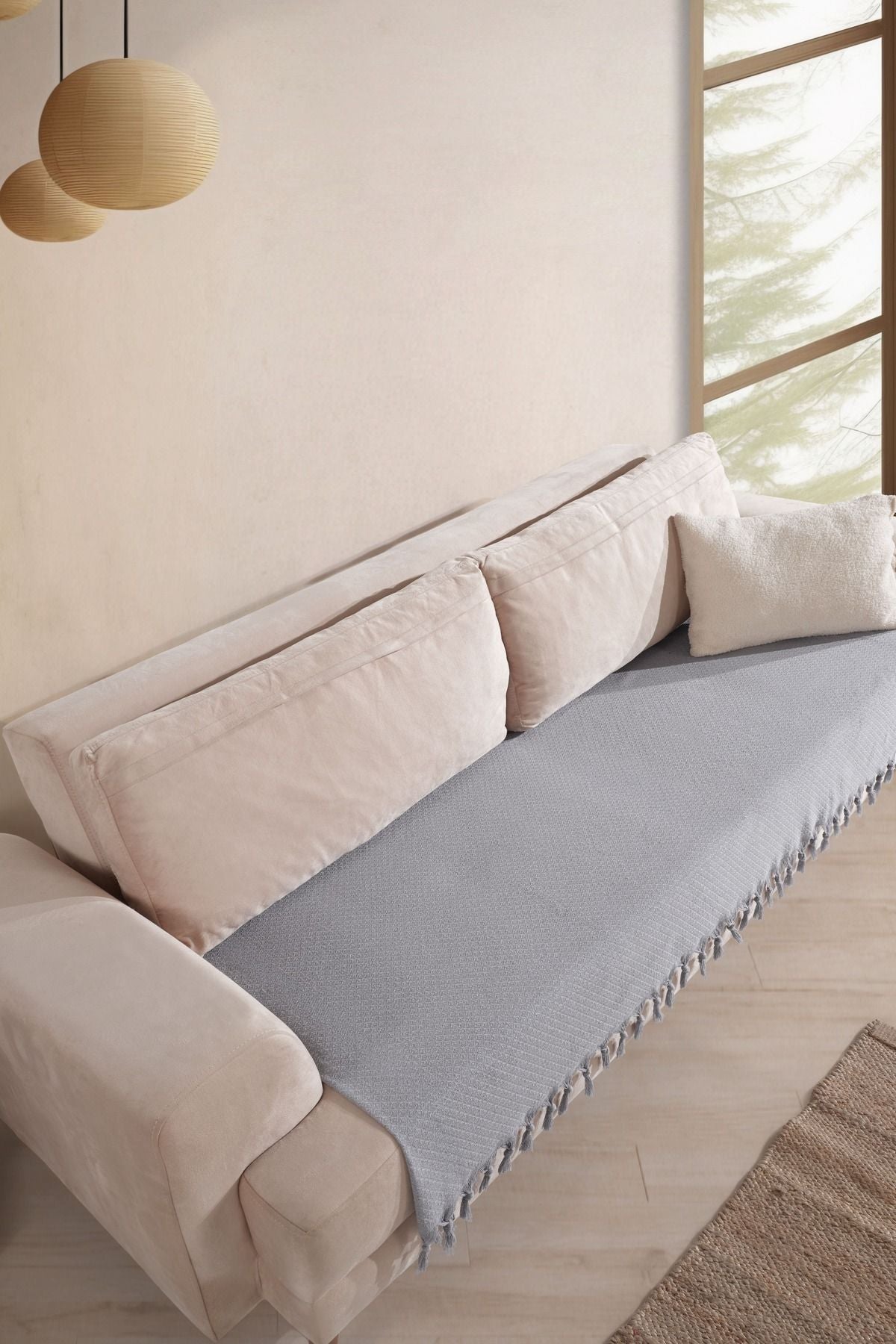 115x200 Oturma Yerini Kaplayan Koltuk Örtüsü | Kaymaz, Şık Ve Yıkanabilir Tasarım Antrasit