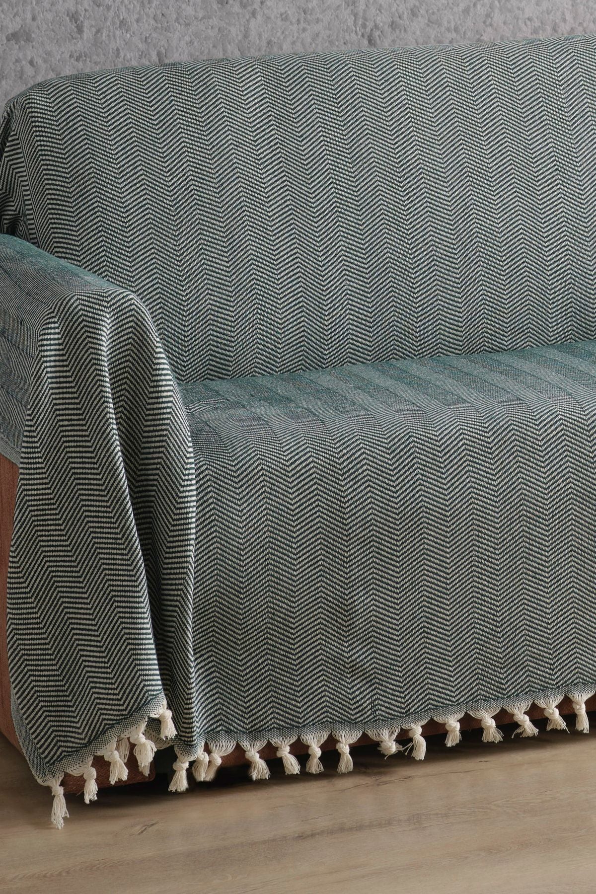 Naturel Koltuk Örtüsü Kolları Kaplayan Bordo 180x300