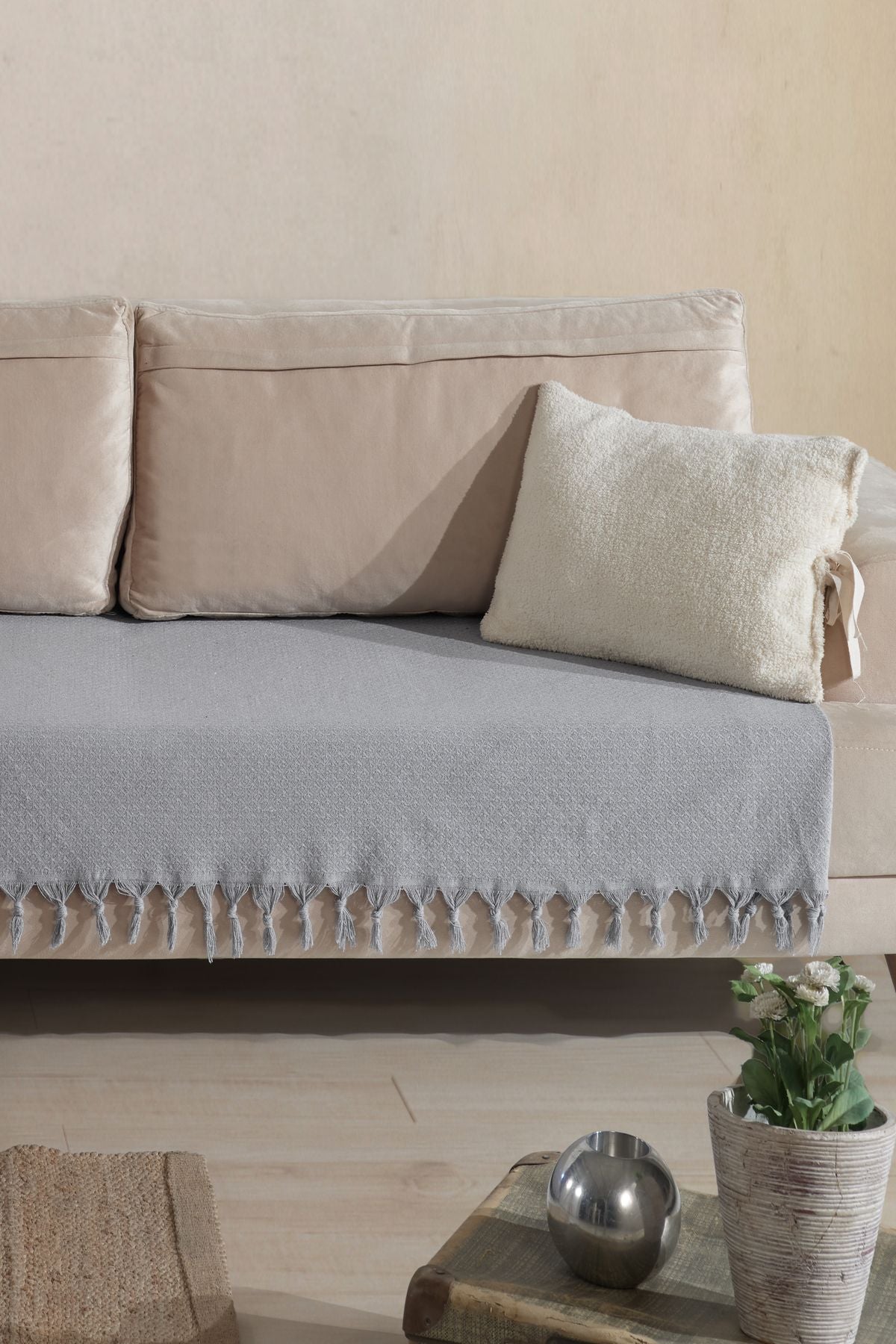 115x200 Oturma Yerini Kaplayan Koltuk Örtüsü | Kaymaz, Şık Ve Yıkanabilir Tasarım Antrasit