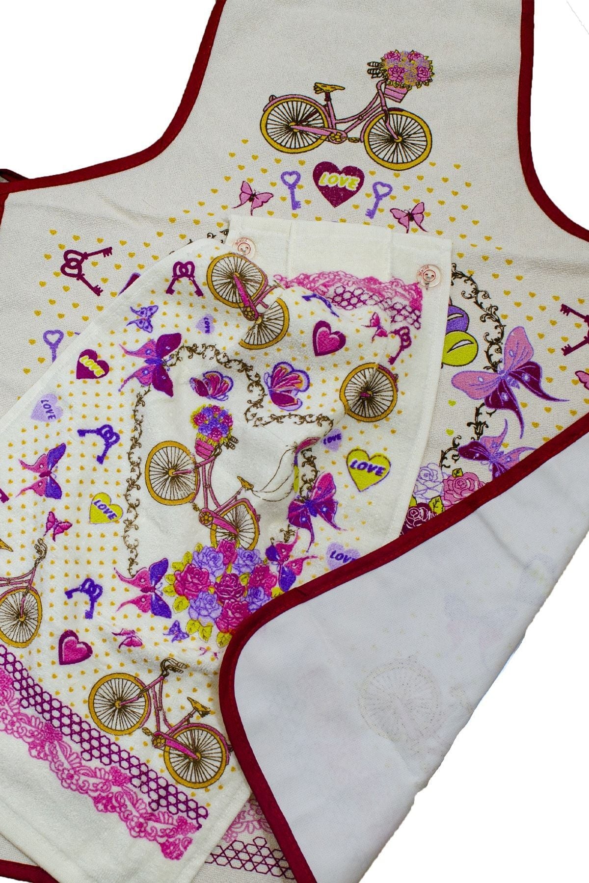 Mutfak Önlüğü Ve Mutfak Havlusu Seti Su Geçirmez