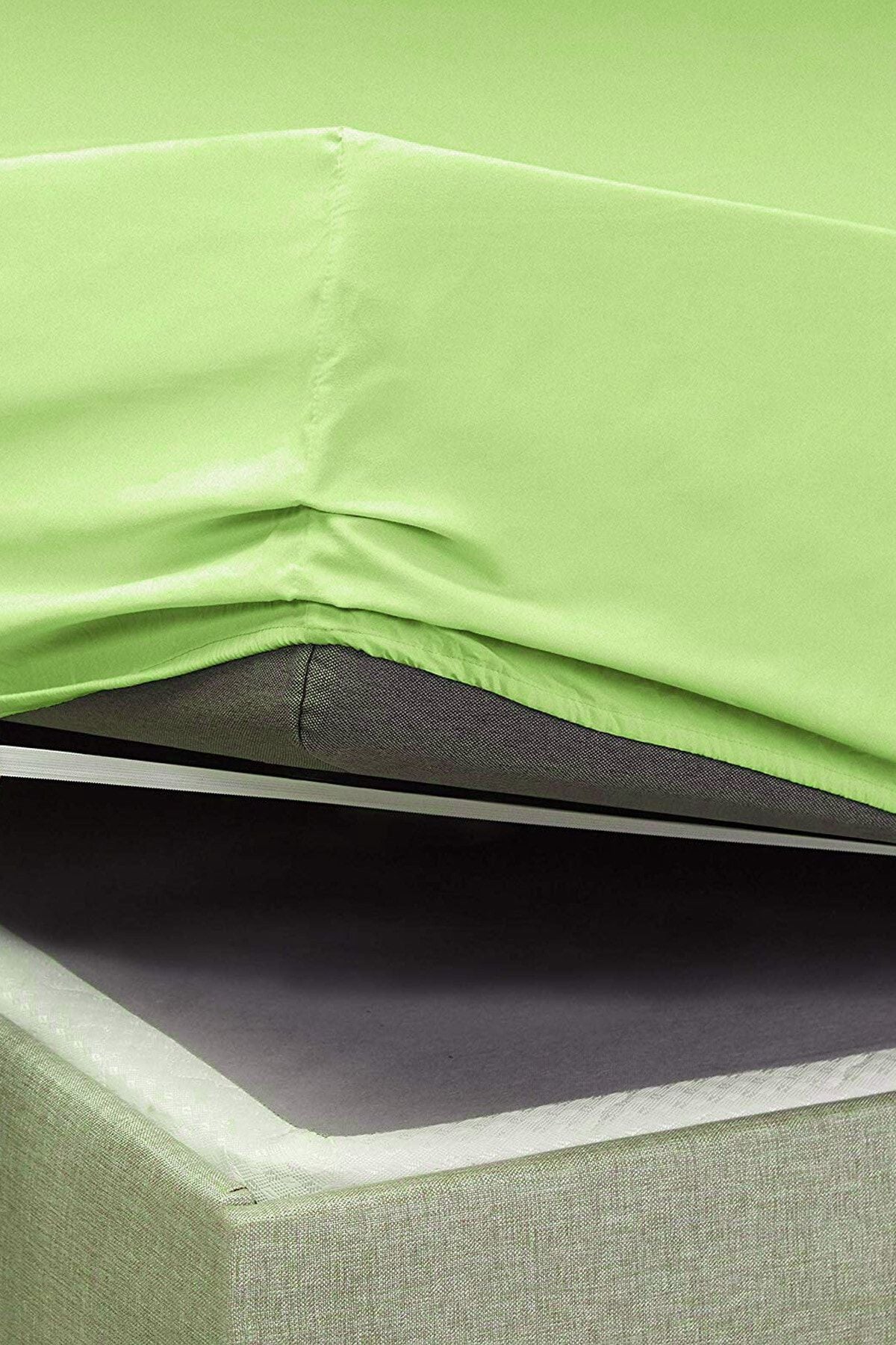 100x200 Tek Kişilik Lastikli Penye Çarşaf %100 Pamuk Turkuaz