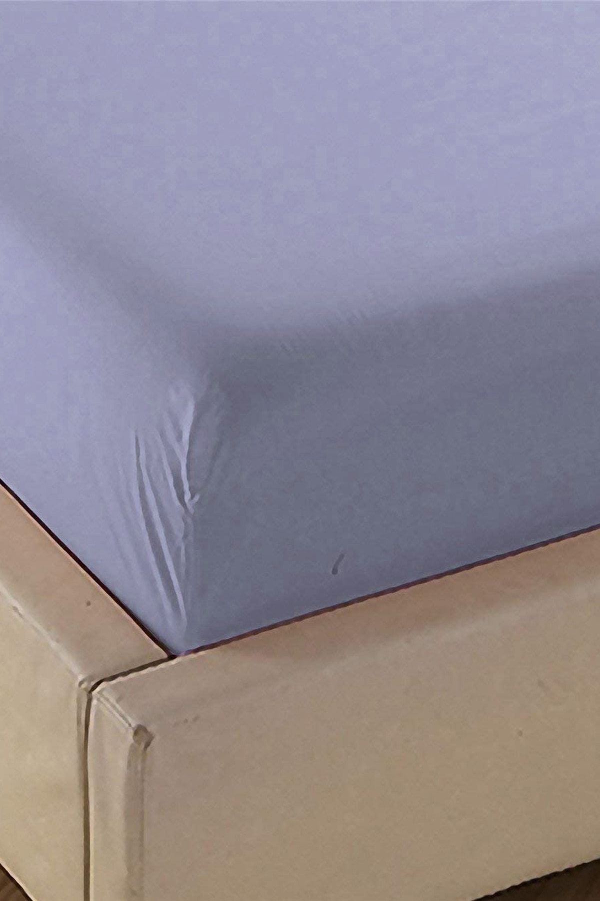 100x200 Tek Kişilik Lastikli Penye Çarşaf %100 Pamuk Turkuaz